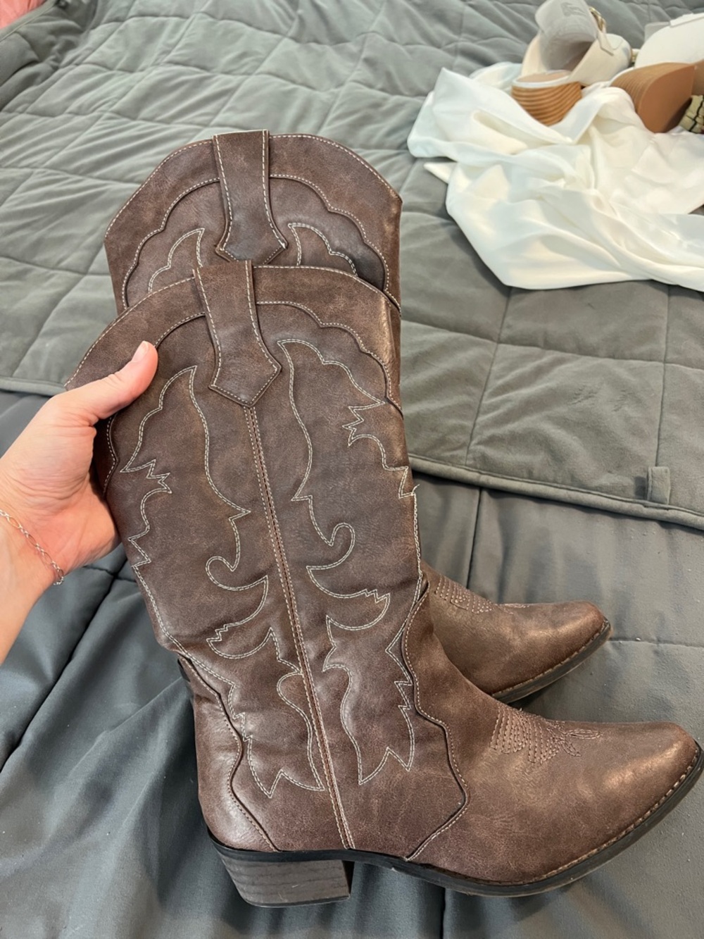 Brown Western Cowboy Boots
